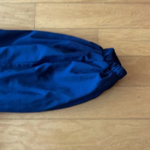 Zara Basic Windbreaker Blue Rain Jacket Size XL - Picture 8 of 10